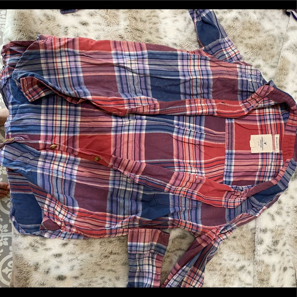 American Eagle plaid